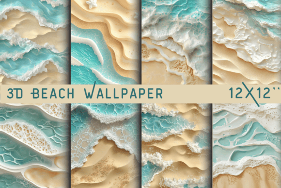 3D Beach Wallpaper: Realistic Coastal Scenes for Creative Projects
