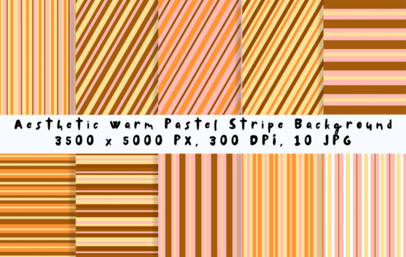 Aesthetic Warm Pastel Stripe Background: Your New Secret Weapon for Cozy Design