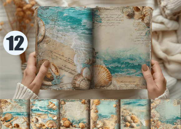 Capturing Coastal Nostalgia: The Vintage Summer Beach Junk Journal