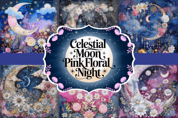 Celestial Moon Pink Floral Night: A Designer's Guide to This Enchanted Aesthetic
