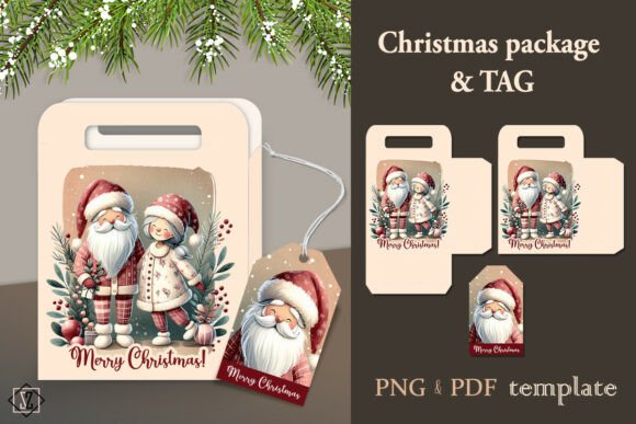 Christmas Gift Bag and Tag: Your DIY Holiday Packaging Solution