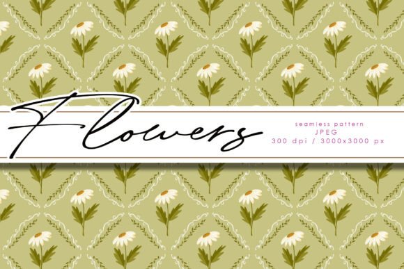 Embracing the Garden: The Charm of a Floral Seamless Pattern