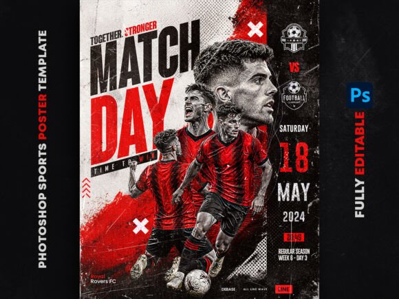 Match Day Graphics That Command Attention
