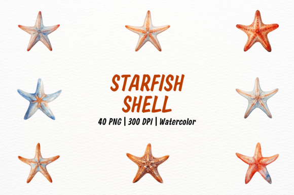 Realistic Starfish and Shell Clipart: A Designer's Guide to Coastal Charm