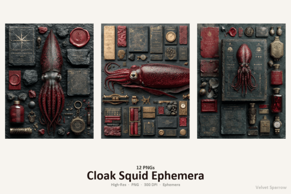 Unearthing Vintage Charm with Cloak Squid Ephemera