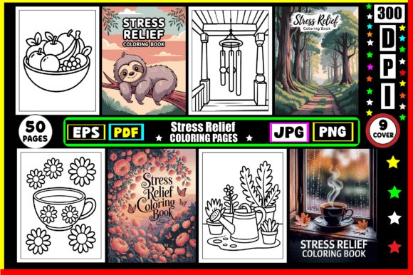 Unlocking Serenity: The Power of Stress Relief Coloring Pages for Adults